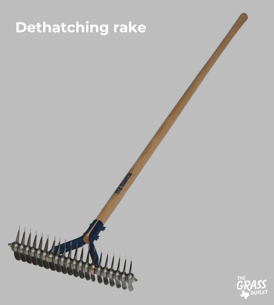 Dethatching rake